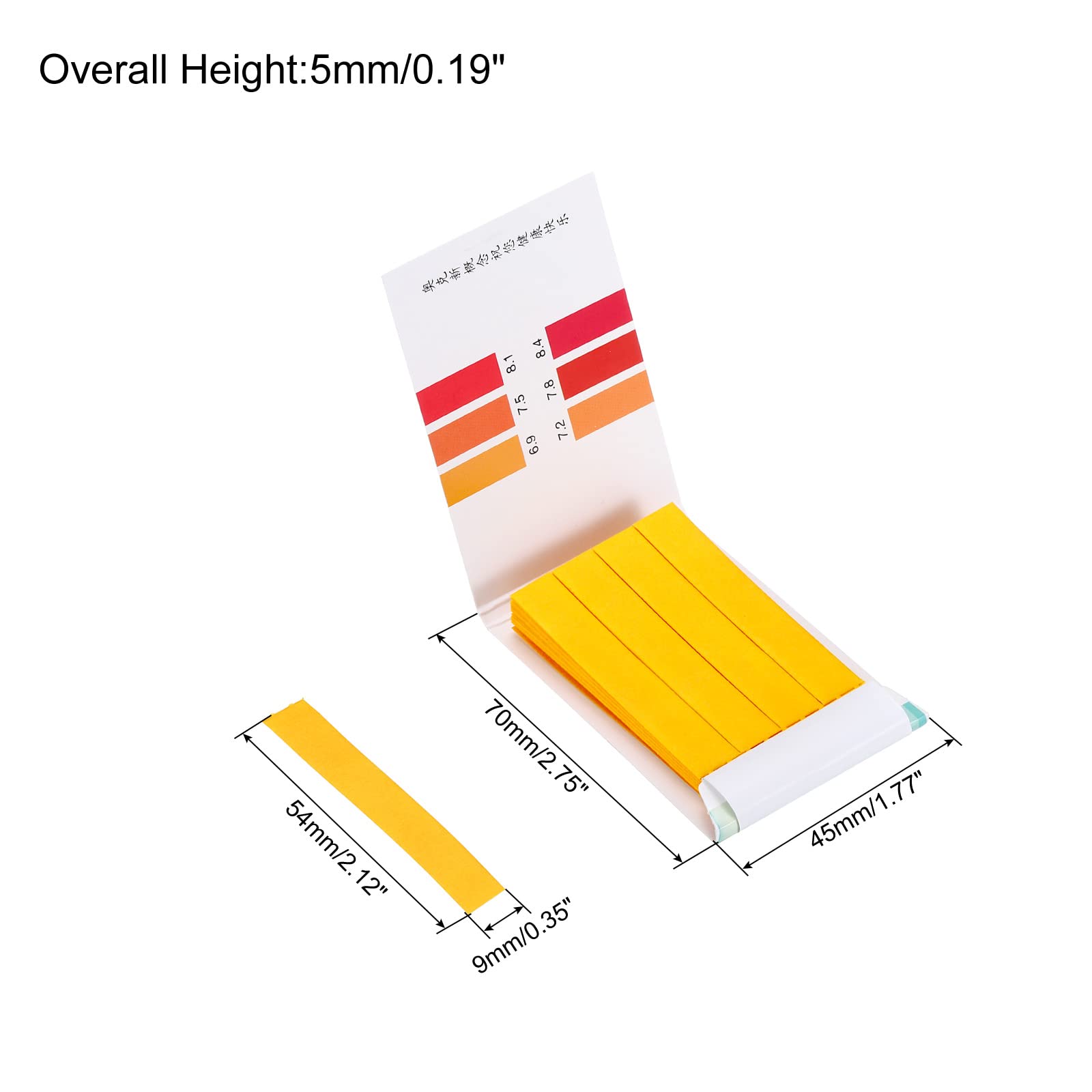 Amazon | PATIKIL PH試験紙 6.9-8.4 4枚入り 80 インジケーター